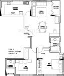 Seiken Retreat (2BHK+2T (1,503 sq ft) 1503 sq ft) Seiken Retreat (2BHK+2T (1,503 sq ft) 1503 sq ft)