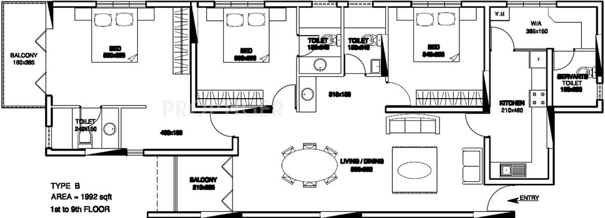 Seiken Retreat (3BHK+4T (1,992 sq ft) 1992 sq ft)