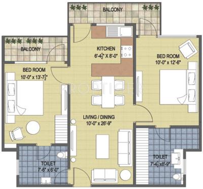 Avalon Shree Ji Dham (2BHK+2T (1,150 sq ft) 1150 sq ft) Avalon Shree Ji Dham (2BHK+2T (1,150 sq ft) 1150 sq ft)
