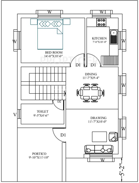 Intellex Imperia (3BHK+3T (1,458 sq ft) 1458 sq ft)