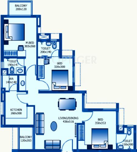 Seiken Hills (3BHK+3T (1,342 sq ft) 1342 sq ft) Seiken Hills (3BHK+3T (1,342 sq ft) 1342 sq ft)