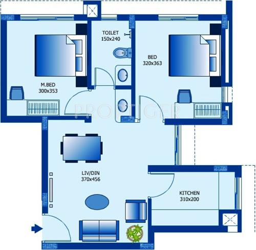 Seiken Hills (2BHK+1T (857 sq ft) 857 sq ft) Seiken Hills (2BHK+1T (857 sq ft) 857 sq ft)