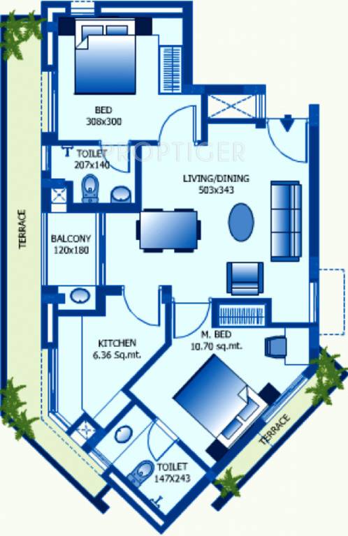 Seiken Hills (2BHK+2T (931 sq ft) 931 sq ft) Seiken Hills (2BHK+2T (931 sq ft) 931 sq ft)