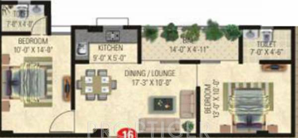 Vardhman Horizon (2BHK+2T (901 sq ft) 901 sq ft) Vardhman Horizon (2BHK+2T (901 sq ft) 901 sq ft)