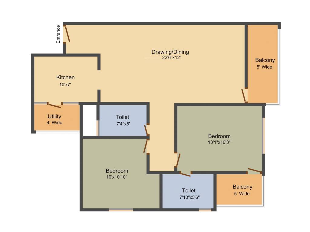 Omaxe Riyaasat (2BHK+2T (1,225 sq ft) 1225 sq ft) Omaxe Riyaasat (2BHK+2T (1,225 sq ft) 1225 sq ft)