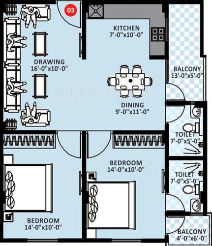 Vardhman Imperial Heights (2BHK+2T (1,095 sq ft) 1095 sq ft) Vardhman Imperial Heights (2BHK+2T (1,095 sq ft) 1095 sq ft)