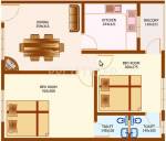 Alunkal Orange Vista (2BHK+2T (758 sq ft) 758 sq ft)