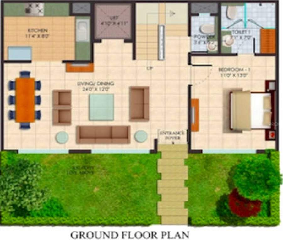 Supertech Sports City Villas (4BHK+5T (2,405 sq ft) + Servant Room 2405 sq ft)