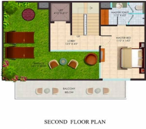 Supertech Sports City Villas (4BHK+5T (2,405 sq ft) + Servant Room 2405 sq ft)