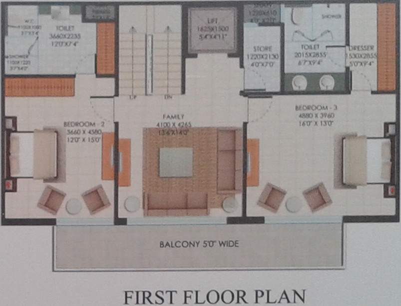 Supertech Sports City Villas (4BHK+6T (3,115 sq ft) + Servant Room 3115 sq ft)
