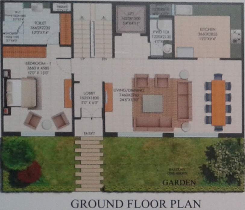 Supertech Sports City Villas (4BHK+6T (3,115 sq ft) + Servant Room 3115 sq ft)