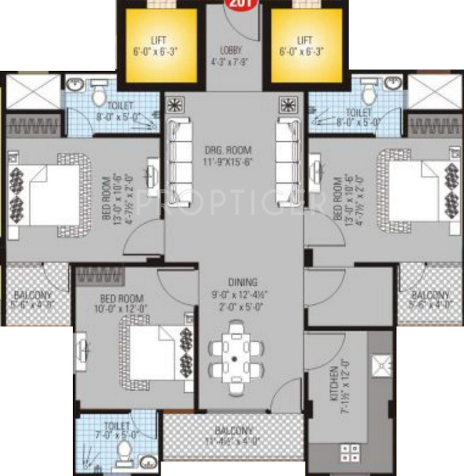 SDC Dav (3BHK+3T (1,500 sq ft) 1500 sq ft) SDC Dav (3BHK+3T (1,500 sq ft) 1500 sq ft)
