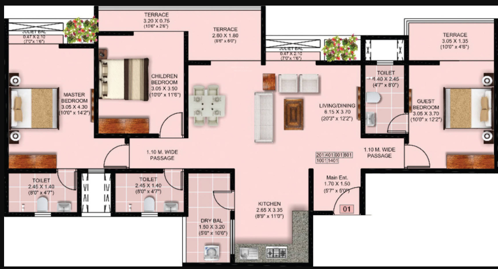 Floor Plan abitante fiore Floor Plan Floor Plan