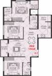 Abish Pearl Apartment (3BHK+3T (1,265 sq ft) 1265 sq ft) Abish Pearl Apartment (3BHK+3T (1,265 sq ft) 1265 sq ft)