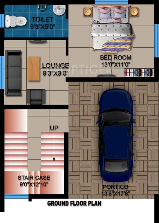 Basera Villa (4BHK+4T (2,200 sq ft) 2200 sq ft)