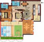 Cosmos Cascade Gardens (2BHK+2T (1,550 sq ft) 1550 sq ft) Cosmos Cascade Gardens (2BHK+2T (1,550 sq ft) 1550 sq ft)