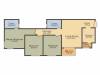 Provident Rays of Dawn (3BHK+2T (1,082 sq ft) 1082 sq ft)