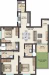 Sobha Avenue (3BHK+3T (1,548 sq ft) 1548 sq ft)