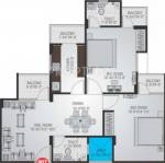 SDC The Key Stone (2BHK+2T (1,170 sq ft) 1170 sq ft) SDC The Key Stone (2BHK+2T (1,170 sq ft) 1170 sq ft)