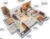 Bagad Shree Balaji Heights (3BHK+2T (1,040 sq ft) 1040 sq ft)