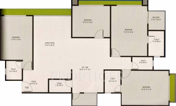 Vaishnodevi Blue Bells (4BHK+4T (2,295 sq ft) 2295 sq ft) Vaishnodevi Blue Bells (4BHK+4T (2,295 sq ft) 2295 sq ft)