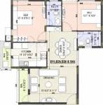 Coromandel Coral Roselin (2BHK+2T (1,204 sq ft) 1204 sq ft) Coromandel Coral Roselin (2BHK+2T (1,204 sq ft) 1204 sq ft)