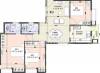 Coromandel Coral Roselin (3BHK+2T (1,334 sq ft) 1334 sq ft)