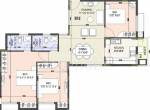 Coromandel Coral Roselin (3BHK+2T (1,334 sq ft) 1334 sq ft) Coromandel Coral Roselin (3BHK+2T (1,334 sq ft) 1334 sq ft)