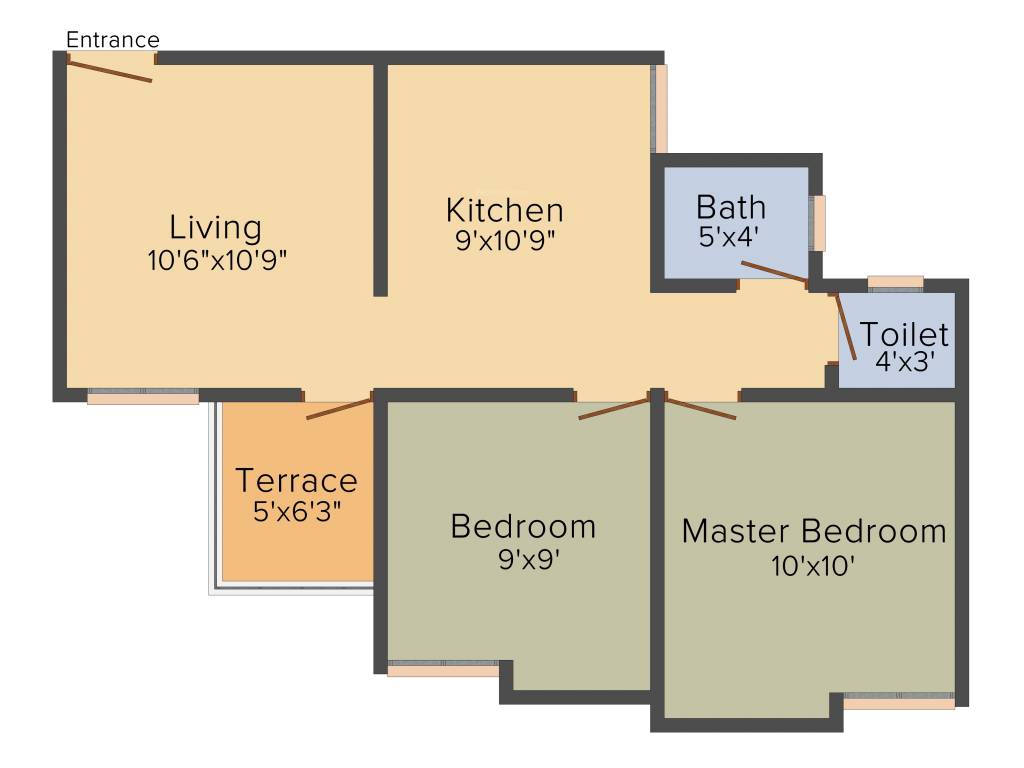 Unicon Nakshatra (2BHK+1T (660 sq ft) 660 sq ft) Unicon Nakshatra (2BHK+1T (660 sq ft) 660 sq ft)