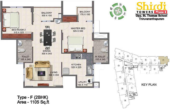 Sowparnika Shirdi Phase II (2BHK+2T (1,105 sq ft) 1105 sq ft) Sowparnika Shirdi Phase II (2BHK+2T (1,105 sq ft) 1105 sq ft)