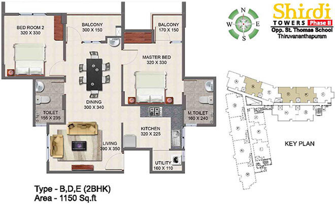 Sowparnika Shirdi Phase II (2BHK+2T (1,150 sq ft) 1150 sq ft) Sowparnika Shirdi Phase II (2BHK+2T (1,150 sq ft) 1150 sq ft)