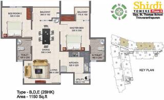 Sowparnika Shirdi Phase II (2BHK+2T (1,150 sq ft) 1150 sq ft) Sowparnika Shirdi Phase II (2BHK+2T (1,150 sq ft) 1150 sq ft)