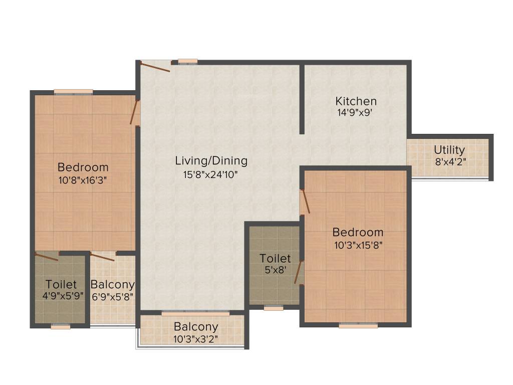 AV Properties India Indraprastha (2BHK+2T (1,339 sq ft) 1339 sq ft) AV Properties India Indraprastha (2BHK+2T (1,339 sq ft) 1339 sq ft)