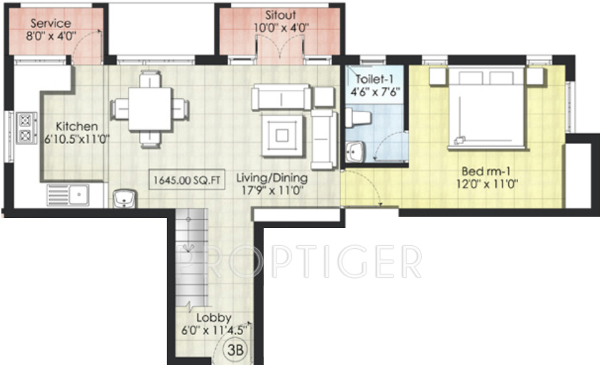 Landmark Construction Shubha (3BHK+3T (1,645 sq ft) 1645 sq ft)
