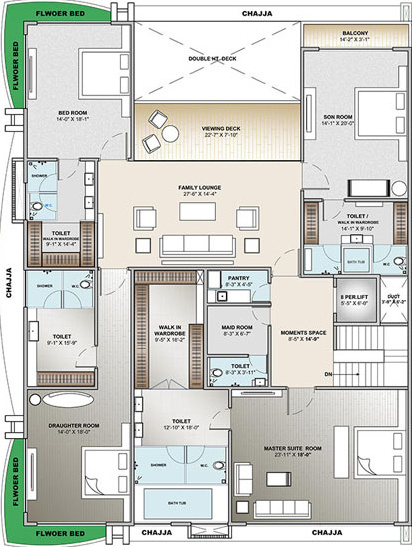  cosmic Floor Plan Upper Level Duplex Plan