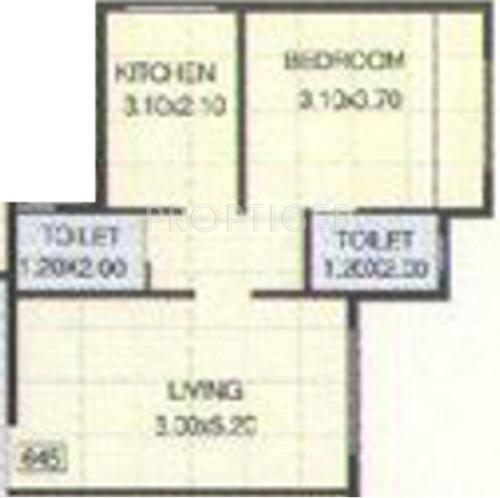 Nimbeshwar Mahadev Group Parvati (1BHK+2T (635 sq ft) 635 sq ft)