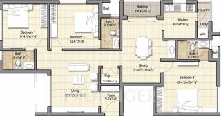 Krishna Constructions Chennai Dwaraka (3BHK+3T (1,618 sq ft) 1618 sq ft) Krishna Constructions Chennai Dwaraka (3BHK+3T (1,618 sq ft) 1618 sq ft)