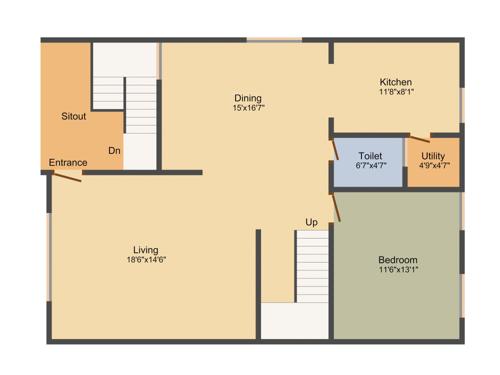 Shankar Prashanthi Kuteera (3BHK+3T (2,990 sq ft) 2990 sq ft) Shankar Prashanthi Kuteera (3BHK+3T (2,990 sq ft) 2990 sq ft)