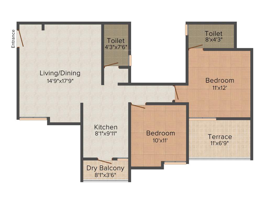 Prapti Scrum Utkrash (2BHK+3T (1,050 sq ft) 1050 sq ft)