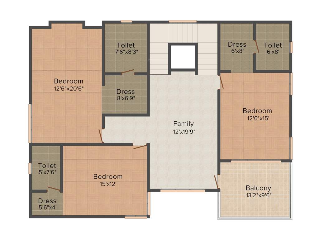 Celebrity Natures Habitat (4BHK+4T (3,369 sq ft) + Pooja Room 3369 sq ft)