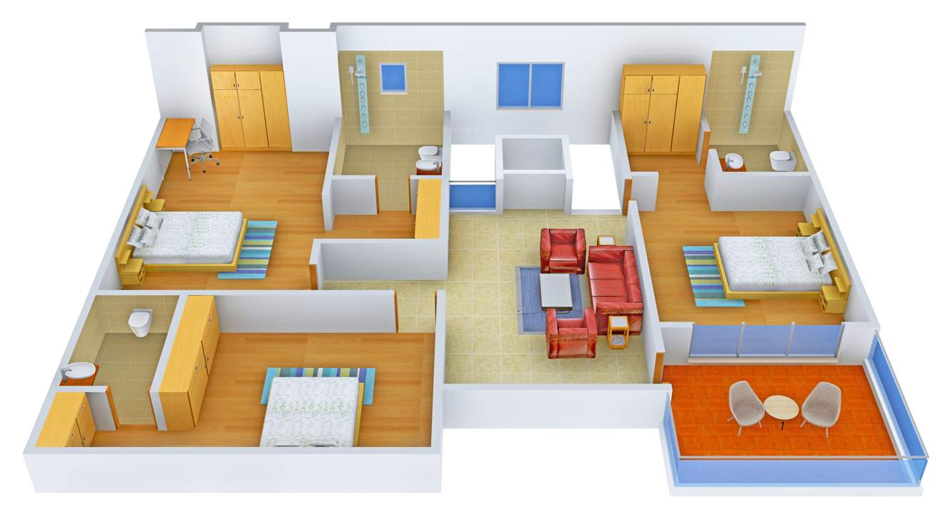 Celebrity Natures Habitat (4BHK+4T (3,369 sq ft) + Pooja Room 3369 sq ft)