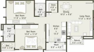 Aditya Heights (2BHK+2T (1,210 sq ft) 1210 sq ft) Aditya Heights (2BHK+2T (1,210 sq ft) 1210 sq ft)
