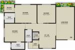 Rajhans Apple (3BHK+3T (1,480 sq ft) 1480 sq ft)