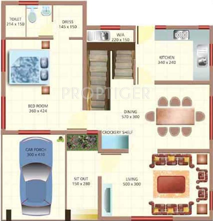 ACE Ideal Homes City Homes (3BHK+3T (1,800 sq ft) 1800 sq ft)