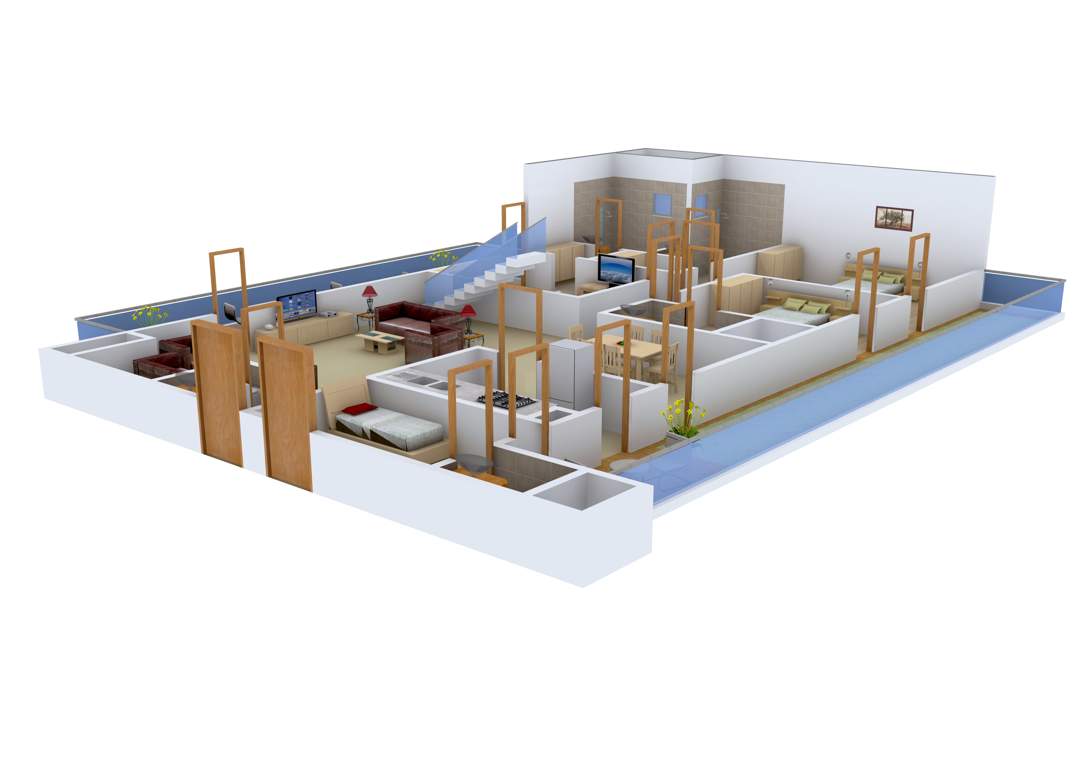 Cosmos Cascade Gardens (5BHK+6T (4,550 sq ft) + Servant Room 4550 sq ft)