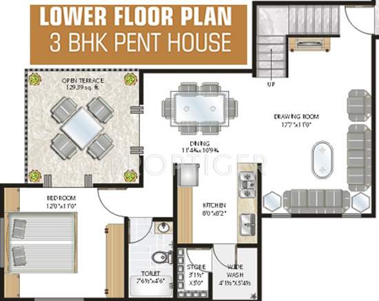 Ramesh Patel Builders Omkara Residency (3BHK+3T (1,760 sq ft) 1760 sq ft)