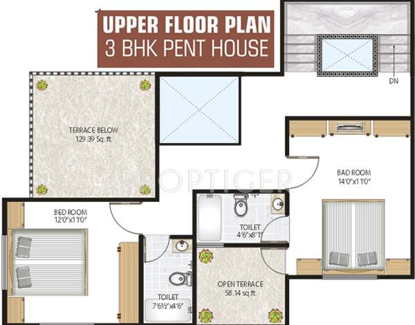 Ramesh Patel Builders Omkara Residency (3BHK+3T (1,760 sq ft) 1760 sq ft)