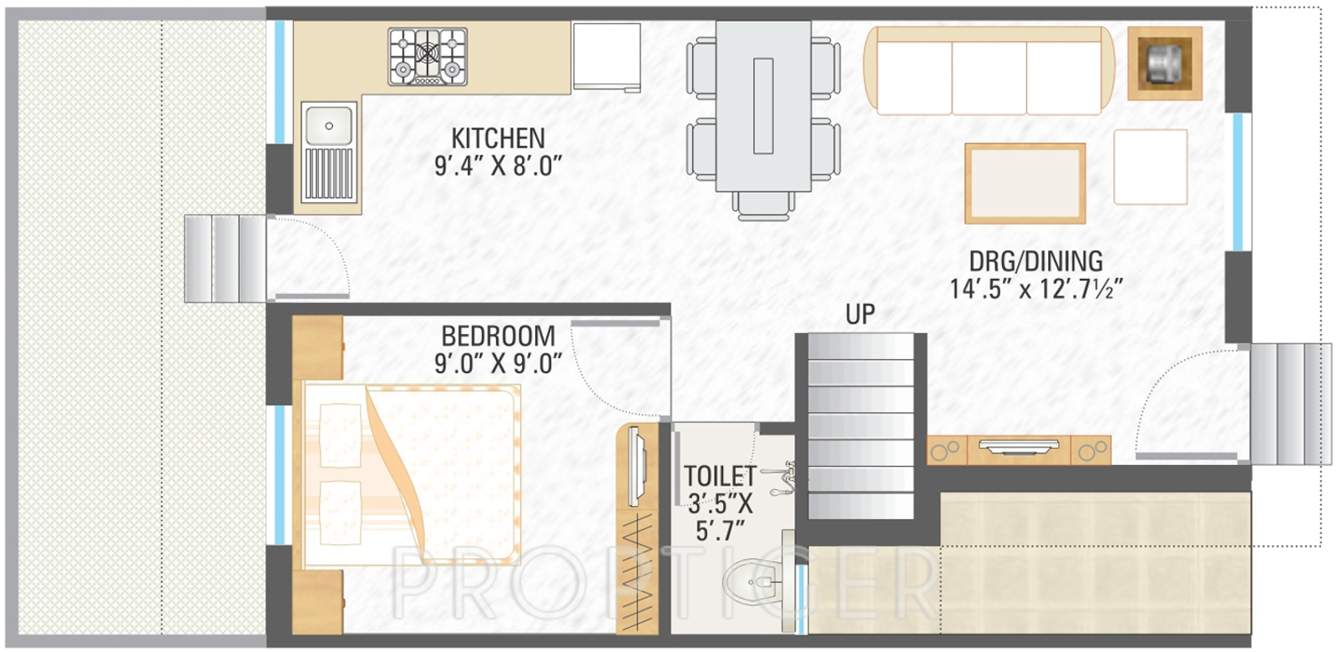 Shreeji Tirth 1 and 2 Duplex (3BHK+3T (1,534 sq ft) 1534 sq ft)