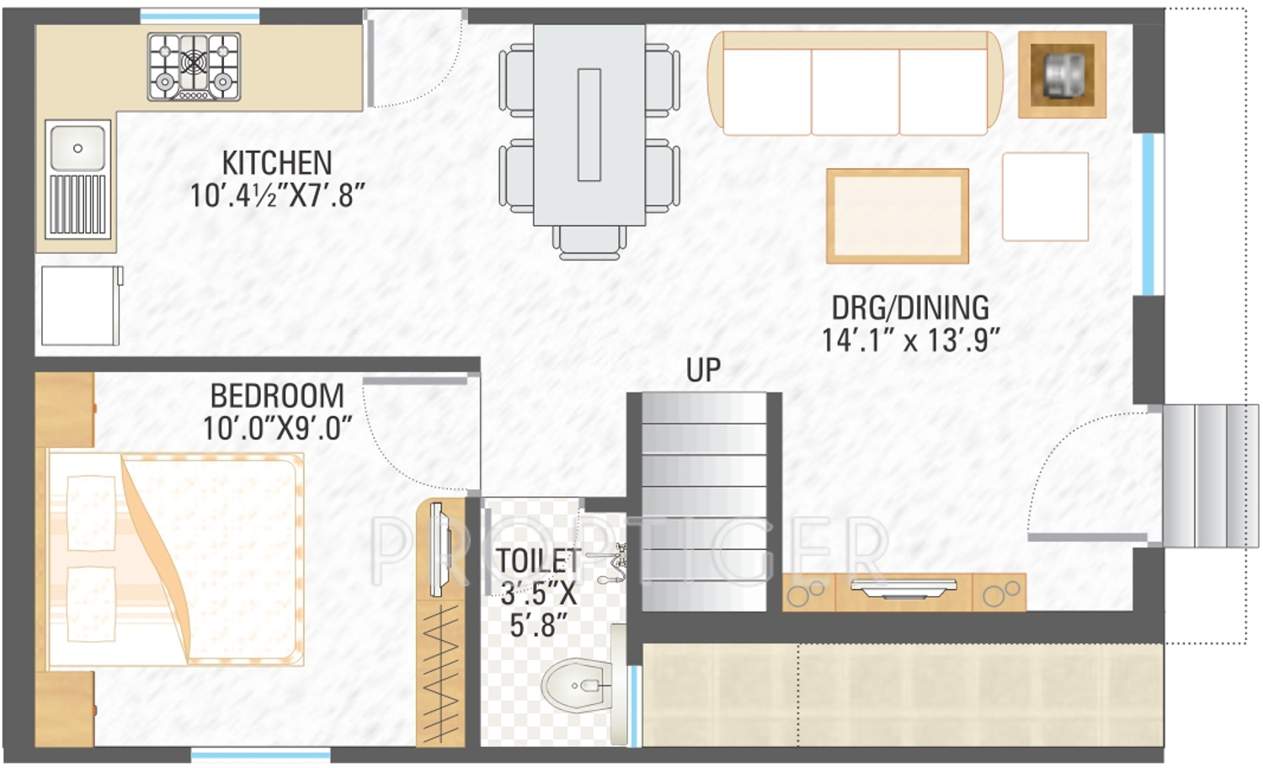Shreeji Tirth 1 and 2 Duplex (3BHK+3T (1,456 sq ft) 1456 sq ft)
