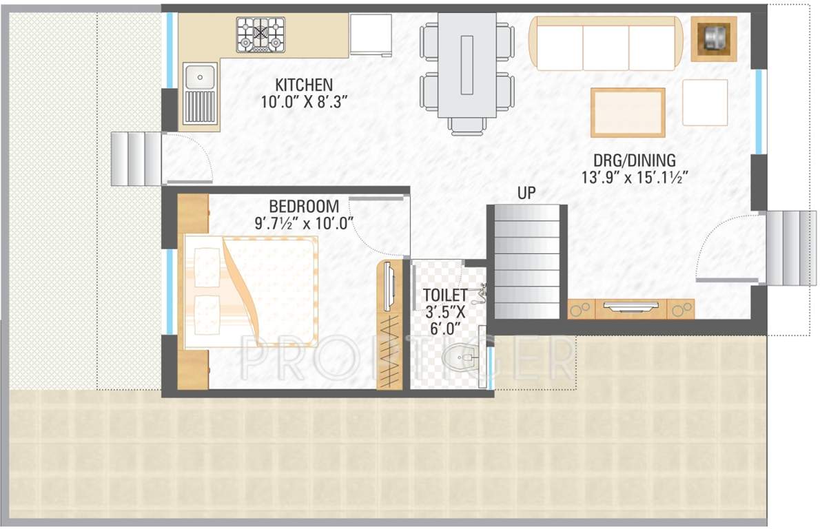 Shreeji Tirth 1 and 2 Duplex (3BHK+3T (1,665 sq ft) 1665 sq ft)